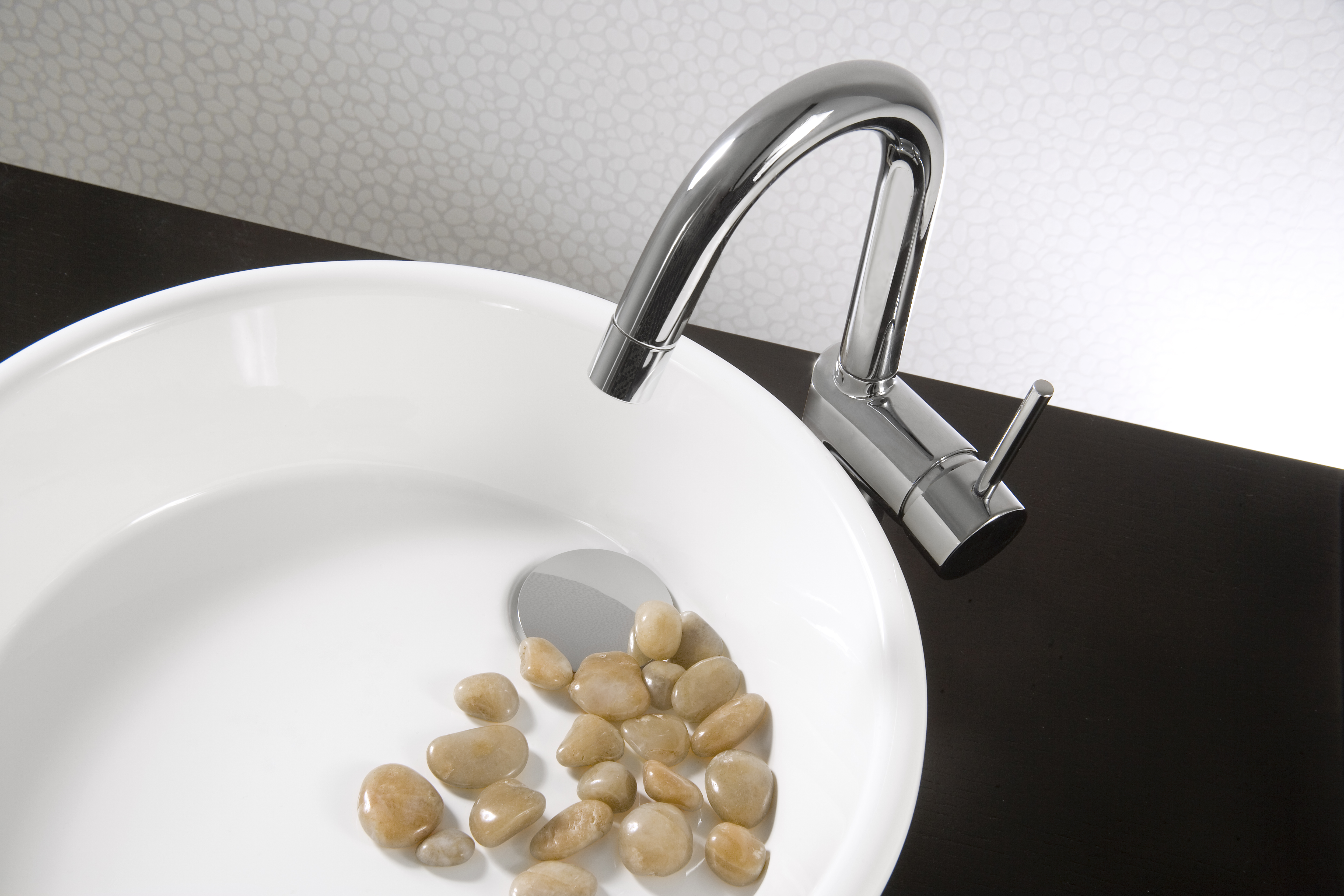 Vessel Sink, white finish, small oval, eco friendly.